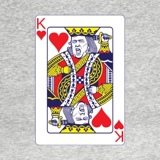 Trump King of Heart Card T-shirt T-Shirt